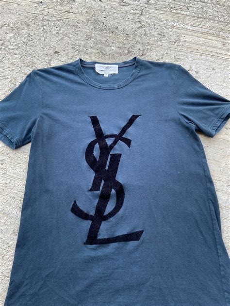 ysl black logo tee|ysl t shirts on sale.